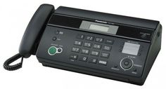 Факс PANASONIC KX-FT982RU-B, на термобумаге, черный