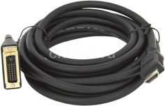 Кабель видео HDMI (m)/DVI-D (Dual Link) (m) 3м. черный Noname