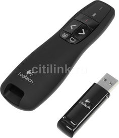 Презентер LOGITECH R400, черный [910-001357/910-001356]