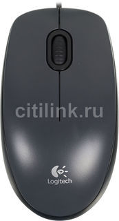 Мышь LOGITECH M90 оптическая проводная USB, черный [910-001794]