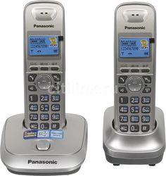 Радиотелефон PANASONIC KX-TG2512RUN, платиновый