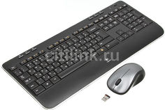 Комплект (клавиатура+мышь) LOGITECH MK520, USB, беспроводной, черный и серый [920-002600]