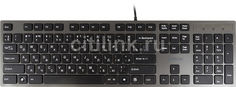 Клавиатура A4 KV-300H, USB, серый + черный