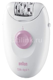 Эпилятор BRAUN Silk-pil 1 1170 белый [65362790]