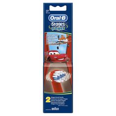 Сменные насадки для зубной щетки ORAL-B Kids Stages Cars Miki Princess, 2 шт [81318057/80250543]