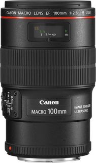 Объектив CANON 100mm f/2.8L EF IS USM, Canon EF, черный [3554b005]