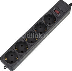 Сетевой фильтр PC PET AP01006-3-BK, 3м, черный
