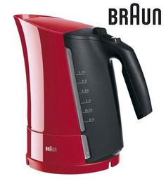 Чайник электрический BRAUN WK300, 2280Вт, красный