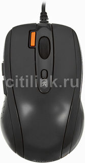 Мышь A4 V-Track Padless N-70FX оптическая проводная USB, черный