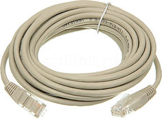 Патч-корд LANMASTER TWT-45-45-5.0-GY литой (molded), UTP, cat.5E, 5м, 1 шт, серый