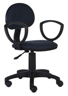 Кресло БЮРОКРАТ Ch-213AXN, на колесиках, ткань, темно-синий [ch-213axn/bl&amp;blue]