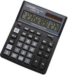 Калькулятор CITIZEN SDC-414 N, 14-разрядный, черный