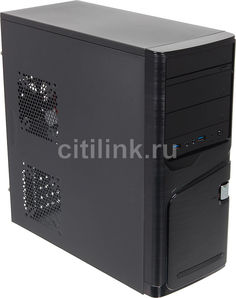 Корпус ATX FORMULA FN-337P, Midi-Tower, 500Вт, черный