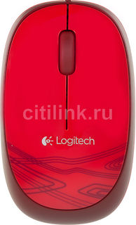 Мышь LOGITECH M105 оптическая проводная USB, красный [910-003118]