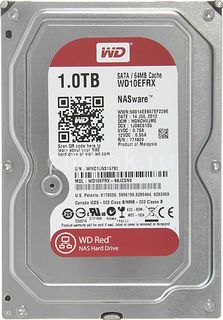 Жесткий диск WD Red WD10EFRX, 1Тб, HDD, SATA III, 3.5&quot;