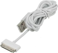 Кабель DEPPA 30-pin (Apple) - USB 2.0, 1.2м, белый [72101]