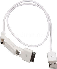 Кабель microUSB B (m) micro USB B (m) черный Noname