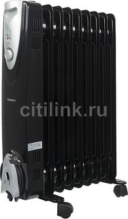 Масляный радиатор ROLSEN ROH-C9, 2000Вт, черный