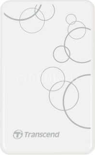 Внешний жесткий диск TRANSCEND StoreJet 25A3 TS1TSJ25A3W, 1Тб, белый