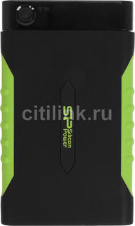Внешний жесткий диск SILICON POWER Armor A15 SP500GBPHDA15S3K, 500Гб, черный