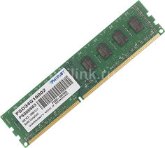 Модуль памяти PATRIOT PSD34G16002 DDR3 - 4Гб 1600, DIMM, Ret Патриот