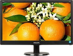 Монитор ЖК PHILIPS 203V5LSB26 (10/62) 19.5&quot;, черный [203v5lsb26/10]