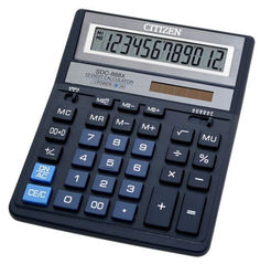 Калькулятор CITIZEN SDC-888XBL, 12-разрядный, темно-синий