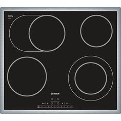 Варочная панель BOSCH PKN645F17R, Hi-Light, независимая, черный
