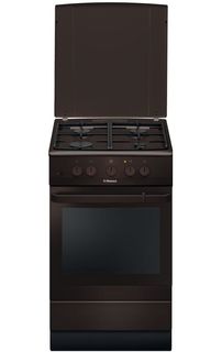 Газовая плита HANSA FCMB53020, электрическая духовка, коричневый