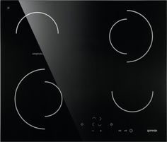 Варочная панель GORENJE Simplicity ECT6SY2B, Hi-Light, независимая, черный