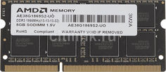 Модуль памяти AMD R738G1869S2S-UO DDR3 - 8Гб 1866, SO-DIMM, OEM