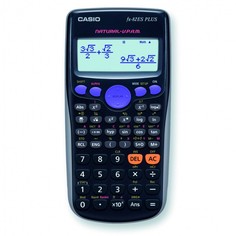 Калькулятор CASIO FX-82ES PLUS, 12-разрядный, черный