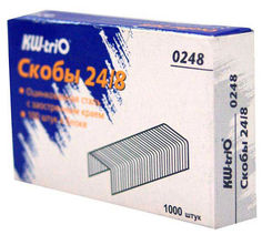Скобы для степлера KW-TRIO 0248, 24/8, картонная коробка