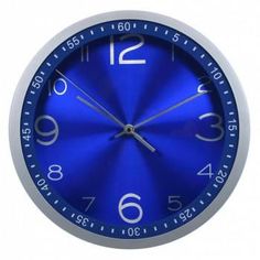 Настенные часы БЮРОКРАТ WallC-R05P, аналоговые, синий