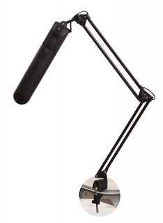 Светильник настольный ТРАНСВИТ Delta на струбцине, 11Вт, черный [delta/bl]