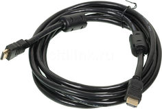 Кабель аудио-видео BURO HDMI (m) - HDMI (m) , ver 1.3, 3м, ф/фильтр, черный [hdmi-19m/19m-3m-mg]