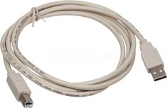 Кабель USB2.0 BURO USB A(m) - USB B(m), 1.8м, серый [usb2.0-am/bm]