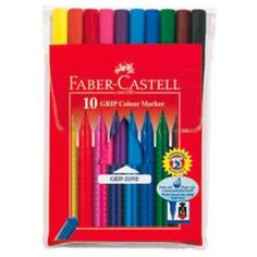 Фломастер Faber-Castell Eberhard Faber Grip 155310 10цв. футляр