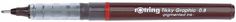 Ручка капиллярная Rotring Tikky Graphic (1904758) 0.8мм черные чернила
