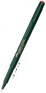 Ручка капиллярная Faber-Castell Finepen (151151) синие чернила