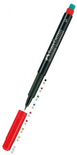 Ручка капиллярная для CD Faber-Castell Multimark (151337) 0.6мм фиолетовые чернила