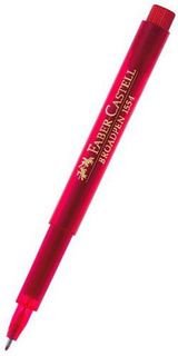 Ручка капиллярная Faber-Castell Broadpen (155421) 0.8мм красные чернила