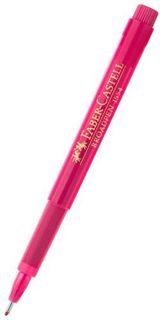 Ручка капиллярная Faber-Castell Broadpen (155428) 0.8мм розовые чернила