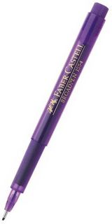 Ручка капиллярная Faber-Castell Broadpen (155436) 0.8мм фиолетовые чернила