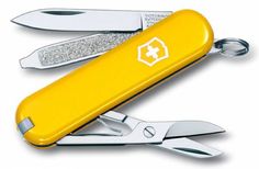 Складной нож VICTORINOX Classic, 7 функций, 58мм, желтый [0.6223.8]