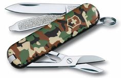 Складной нож VICTORINOX Classic, 7 функций, 58мм, камуфляж [0.6223.94]