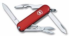 Складной нож VICTORINOX Rambler, 10 функций, 58мм, красный [0.6363]