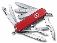 Складной нож VICTORINOX MiniChamp, 17 функций, 58мм, красный [0.6385]