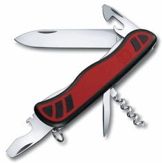 Складной нож VICTORINOX Nomad, 11 функций, 111мм, красный / черный [0.8351.c]