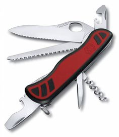 Складной нож VICTORINOX Forester, 10 функций, 111мм, красный / черный [0.8361.с]